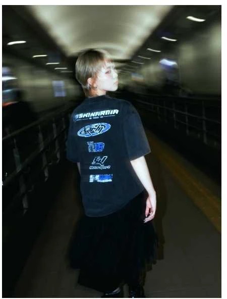 T-shirt Skinarma Asphalt L juodos spalvos