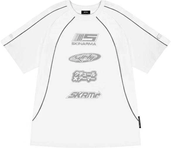 T-shirt Skinarma Delta M baltos spalvos