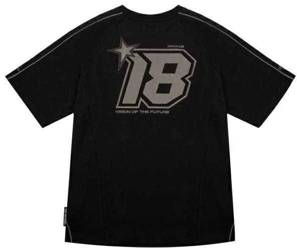 T-shirt Skinarma Delta M juodos spalvos