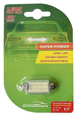 T Way Automobilio lemputė AutoDuals CB85319, LED, balta, 12 V