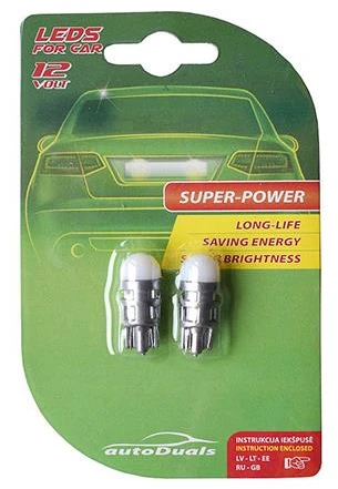 T Way Automobilio lemputė AutoDuals CB70262, LED, balta, 12 V