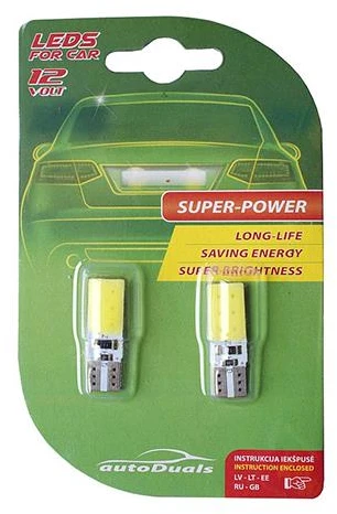 T Way Automobilio lemputė AutoDuals CB70891, LED, balta, 12 V