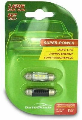 T Way Automobilio lemputė AutoDuals CB8541631, LED, balta, 12 V