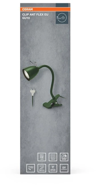 Table lamp Osram. GU10. žalias