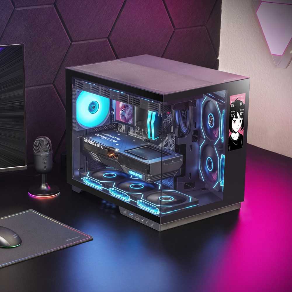 „Tacens Mars Gaming MCMIRAGE“ kompiuterio korpusas „Midi Tower“ Juodas