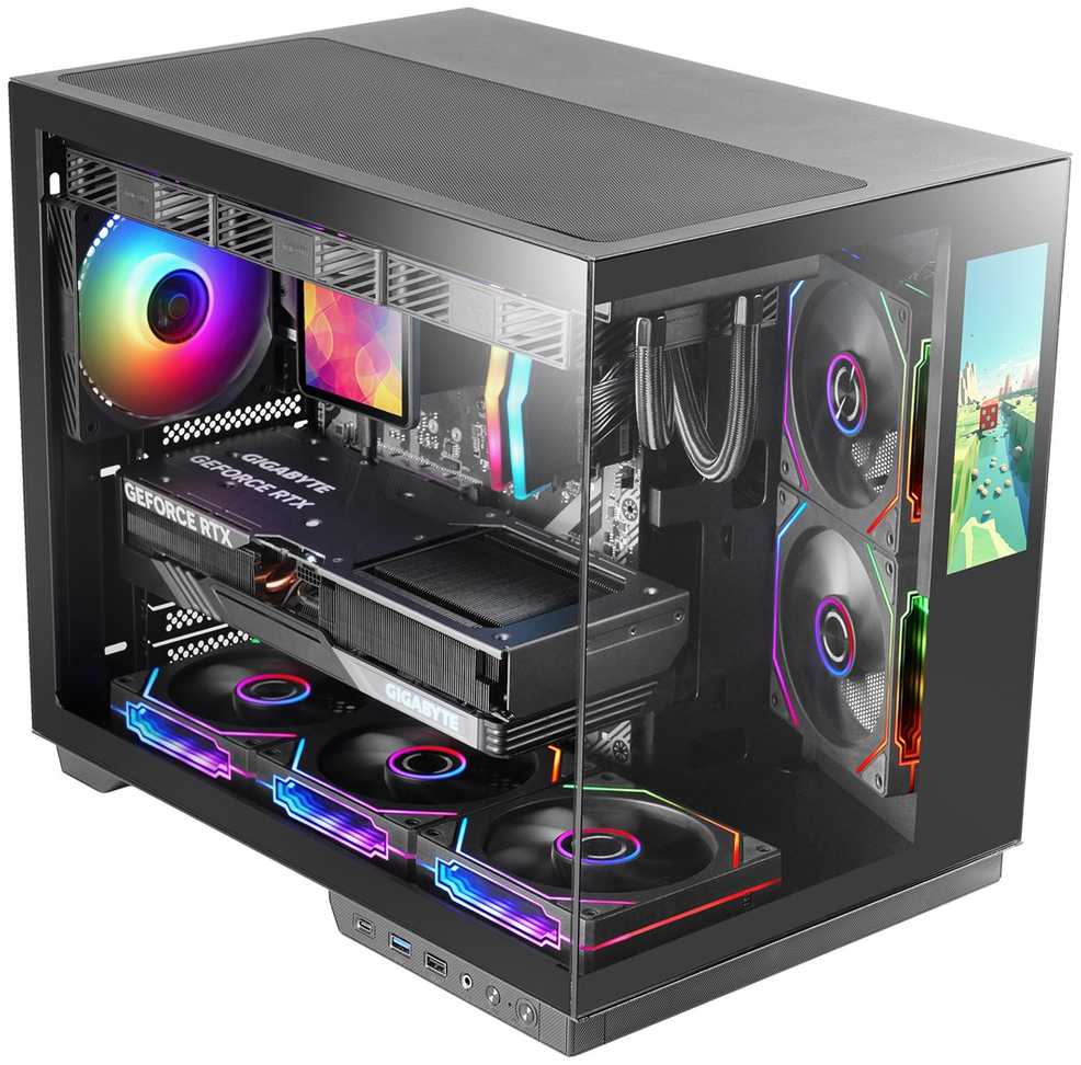 „Tacens Mars Gaming MCMIRAGE“ kompiuterio korpusas „Midi Tower“ Juodas