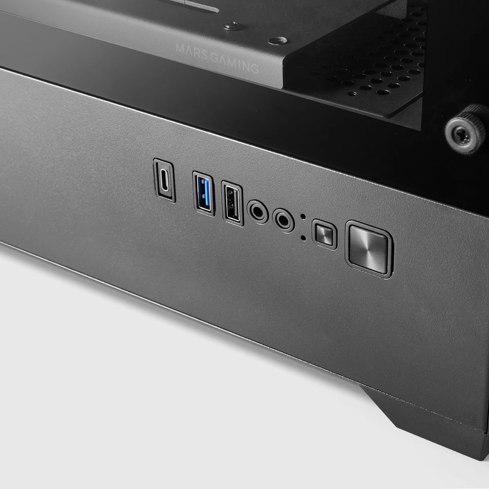 tacens Mars Gaming MCQUANTUM kompiuterio dėklas Midi Tower Juodas