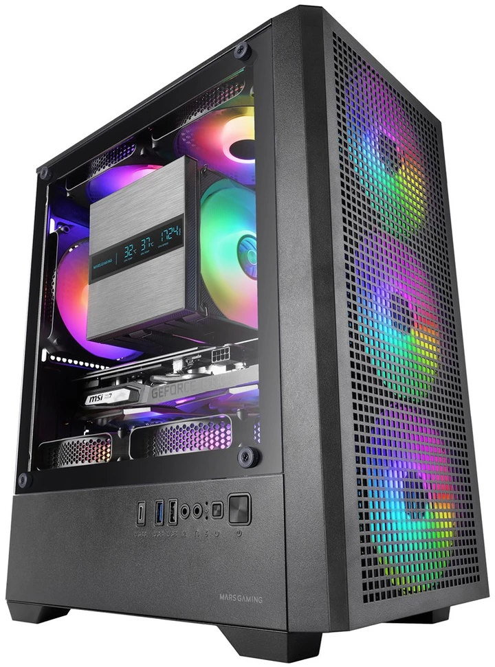 „Tacens Mars Gaming MCVECTOR“ kompiuterio korpusas Mini Tower Juodas