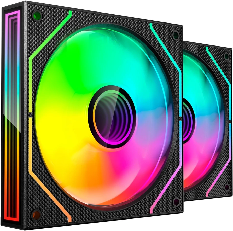 tacens Mars Gaming MF3DPROX2 computer cooling system Kompiuterio dėklas Fan 12 cm Juodas