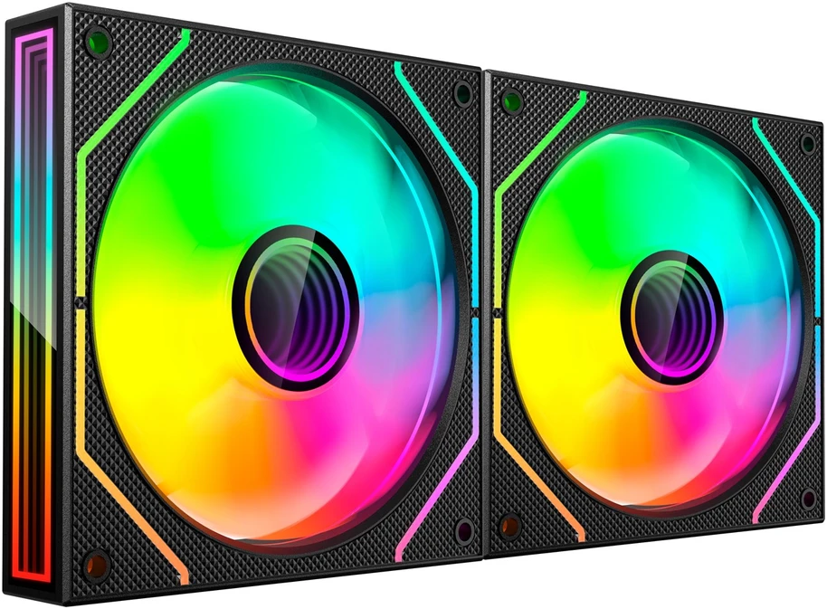 tacens Mars Gaming MF3DPROX2 computer cooling system Kompiuterio dėklas Fan 12 cm Juodas