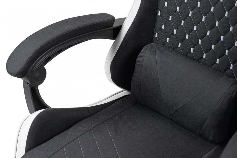 tacens Mars Gaming MGC-X Fabric PC gaming chair Padded seat Juodas, Baltas