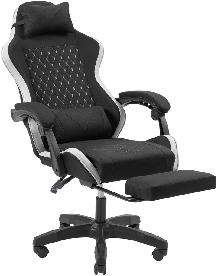 tacens Mars Gaming MGC-X Fabric PC gaming chair Padded seat Juodas, Baltas