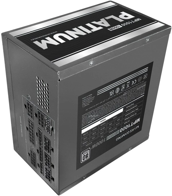 tacens Mars Gaming MPT1000 power supply unit 1000 W 24-pin ATX ATX Juodas