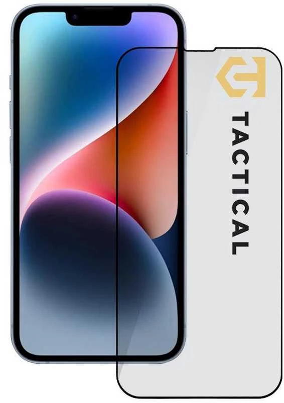 Tactical apsauginis stiklas Shield 2.5D skirtas Apple iPhone 13/13 Pro/14 skaidrus