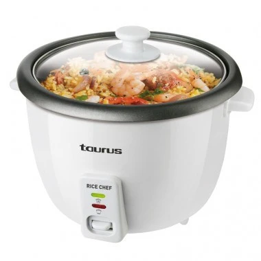 Taurus RICE CHEF rice cooker 1.8 L 700 W Pilkas, Baltas