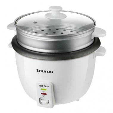 Taurus RICE CHEF rice cooker 1.8 L 700 W Pilkas, Baltas