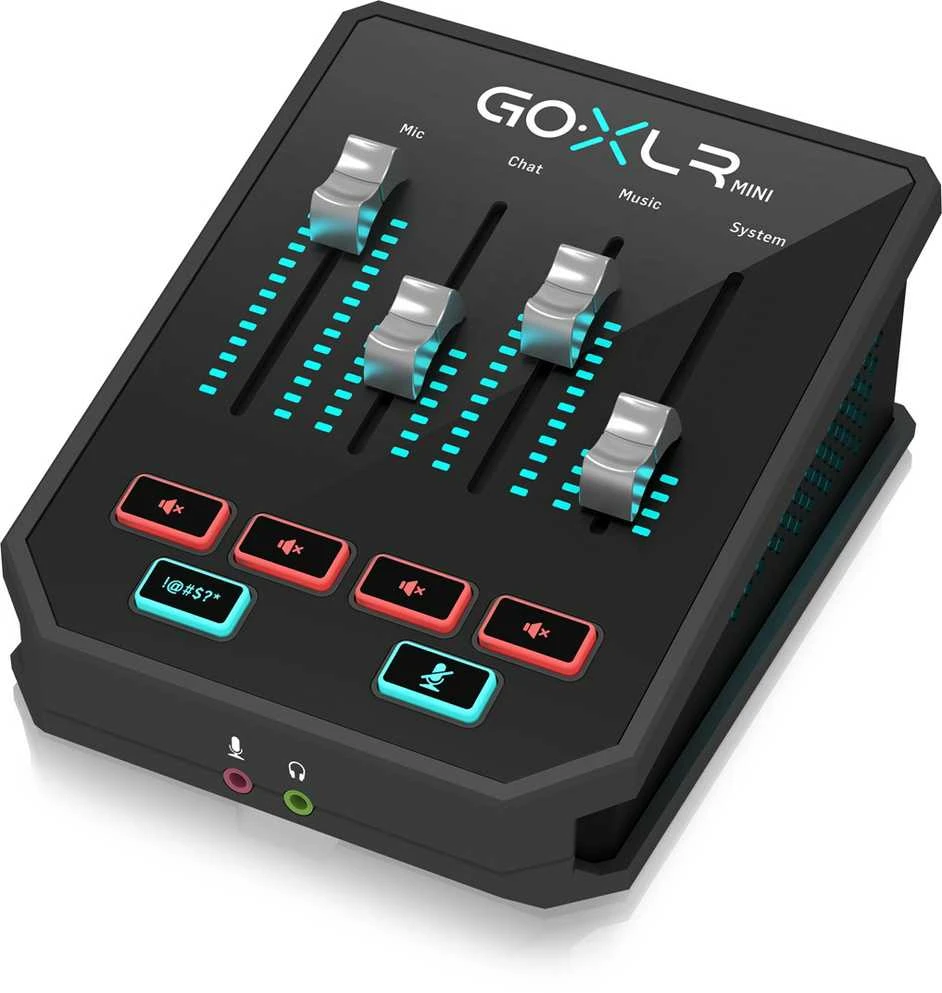 Garso Mikseris - TC Helicon Go XLR Mini USB Maitinamas XLR Įėjimas 24-bit Apdorojimas Juodas