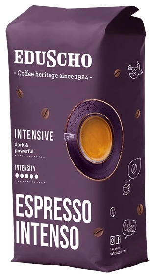 TCHIBO EDUSCHO ESPRESSO INTENSO kavos pupelės 1000G