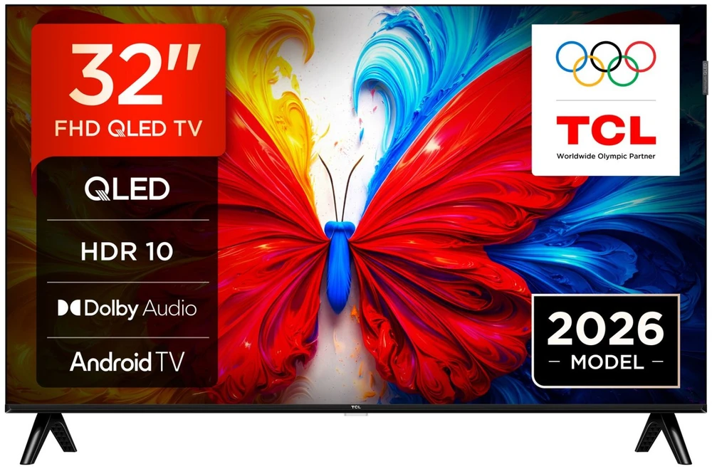 TCL S5L 32S5L TV 81.3 cm (32") Full HD Smart TV Wi-Fi Juodas 300 cd/m²