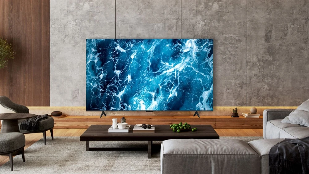 Televizorius TCL 4K QLED TV | 43T69C | 43 | Smart TV | Google TV | UHD | Juodas