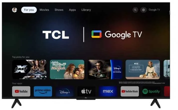 Televizorius TCL QLED 55T7B, 139 cm