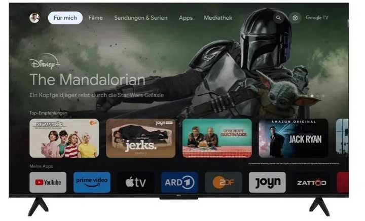 Televizorius TCL QLED 55T7B, 139 cm
