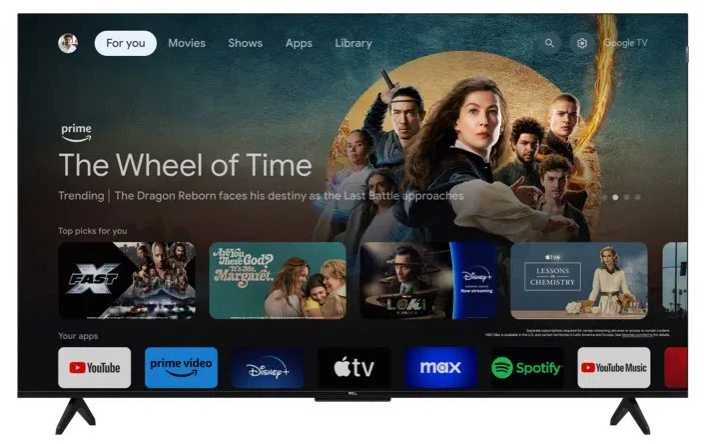 Televizorius TCL QLED 55T7B, 139 cm