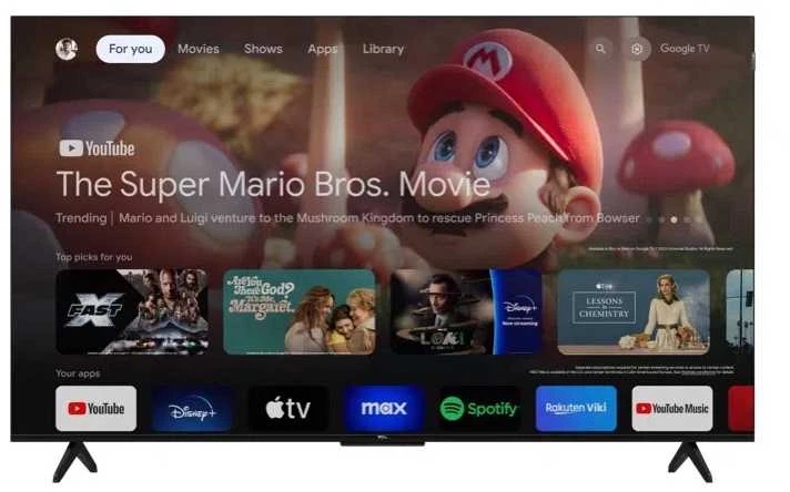 Televizorius TCL QLED 55T7B, 139 cm