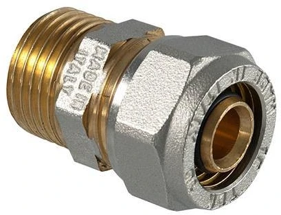 Tdm Brass Užveržiamas antgalis 1030, 1" x 26 mm, išorinis sriegis