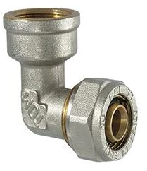 Tdm Brass Užveržiama alkūnė 1070, 32 mm x 1" x 3 mm, vidin. sriegis