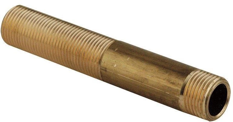 Ilgasriegis 105S, TDM Brass, ½", 200 mm, išorinis sriegis
