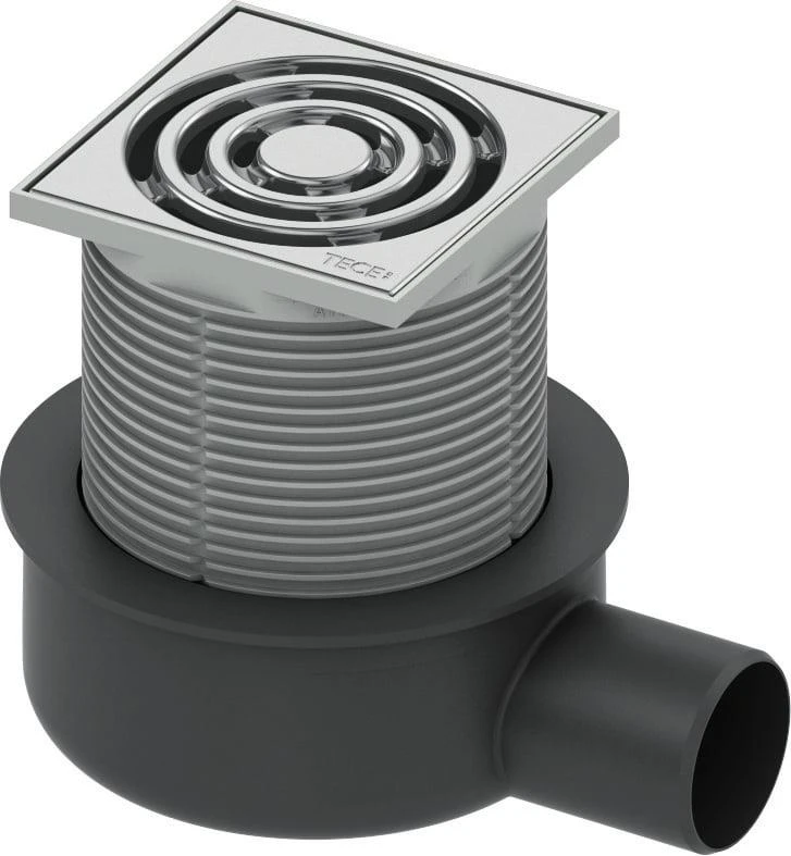 TECEdrainpoint S trapo komplektas DN 50, horizontalus