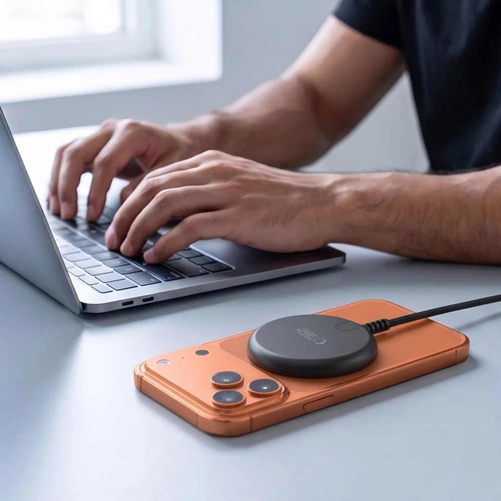 Tech-Protect A54 MagSafe 25W QI2.2 Wireless Charger - Juodas