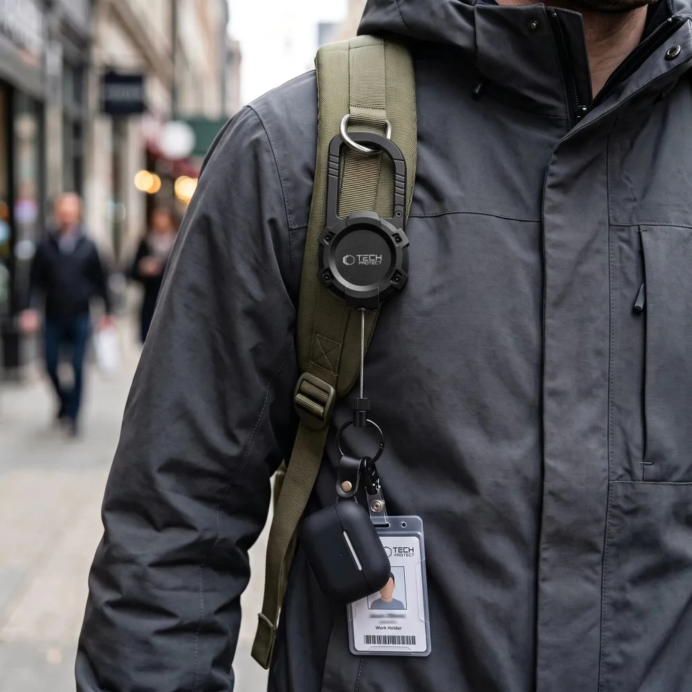 TECH-PROTECT ATH03 URBANLOOP APSAUGINIS LAIKIKLIS NUO VAGYSČIŲ Juodas