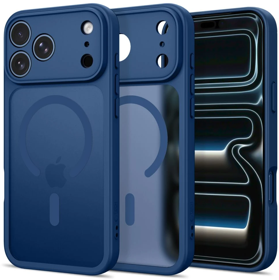 Dėklas Tech-Protect BasicMag MagSafe Case for iPhone 17 Pro / 18 Pro - Dark Mėlyna Matte