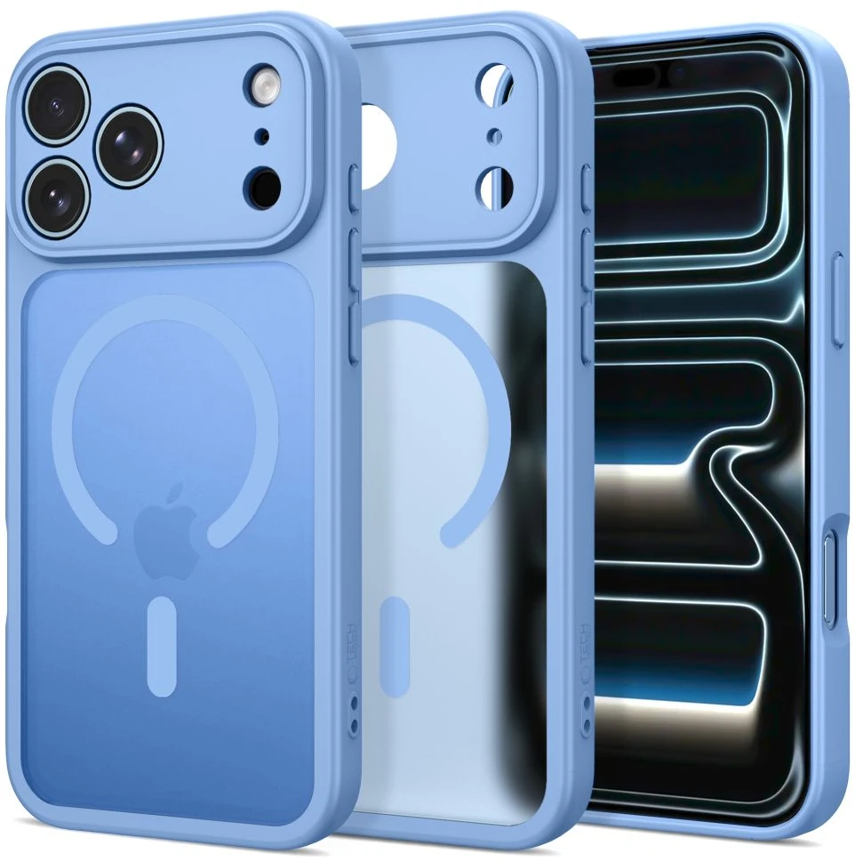 Dėklas Tech-Protect BasicMag MagSafe Case for iPhone 17 Pro Max / 18 Pro Max - Light Mėlyna Matte