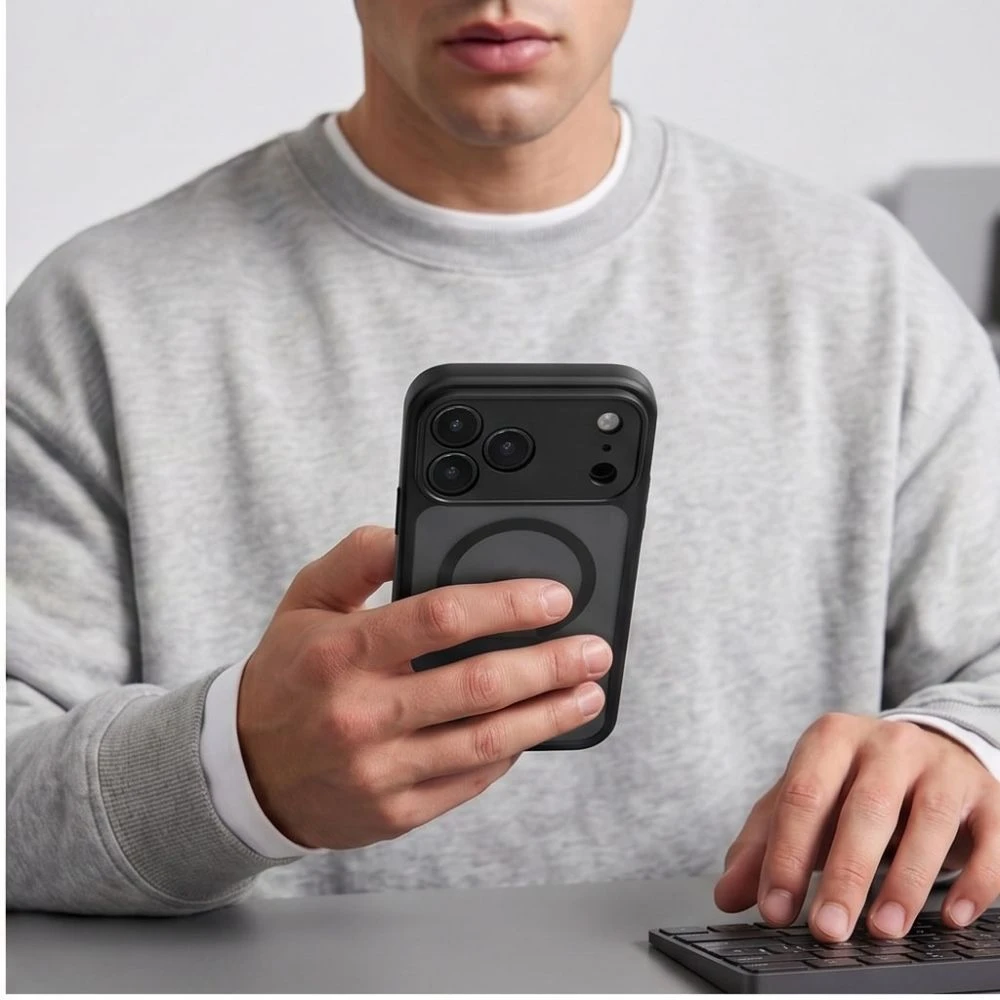 Dėklas Tech-Protect BasicMag MagSafe Case for iPhone 17 Pro / 18 Pro - Matte Juodas