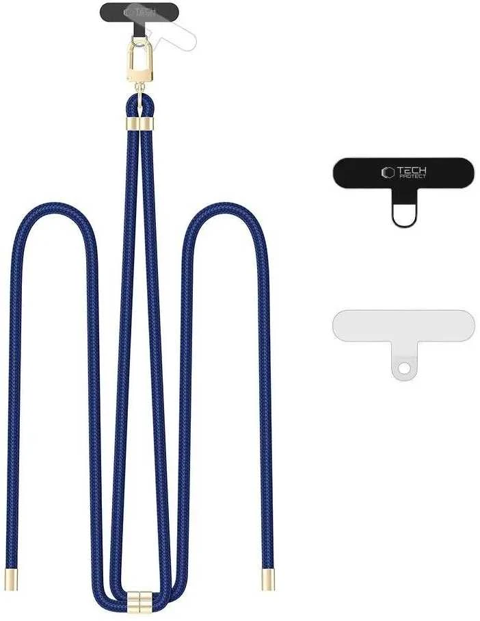 Tech-Protect C7S Rope Crossbody Strap Leash - Mėlyna