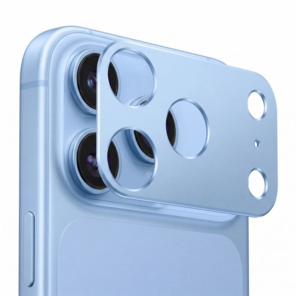 Tech-Protect Camalloy Fit+ Camera Lens Protector for iPhone 18 Pro - Light Mėlyna