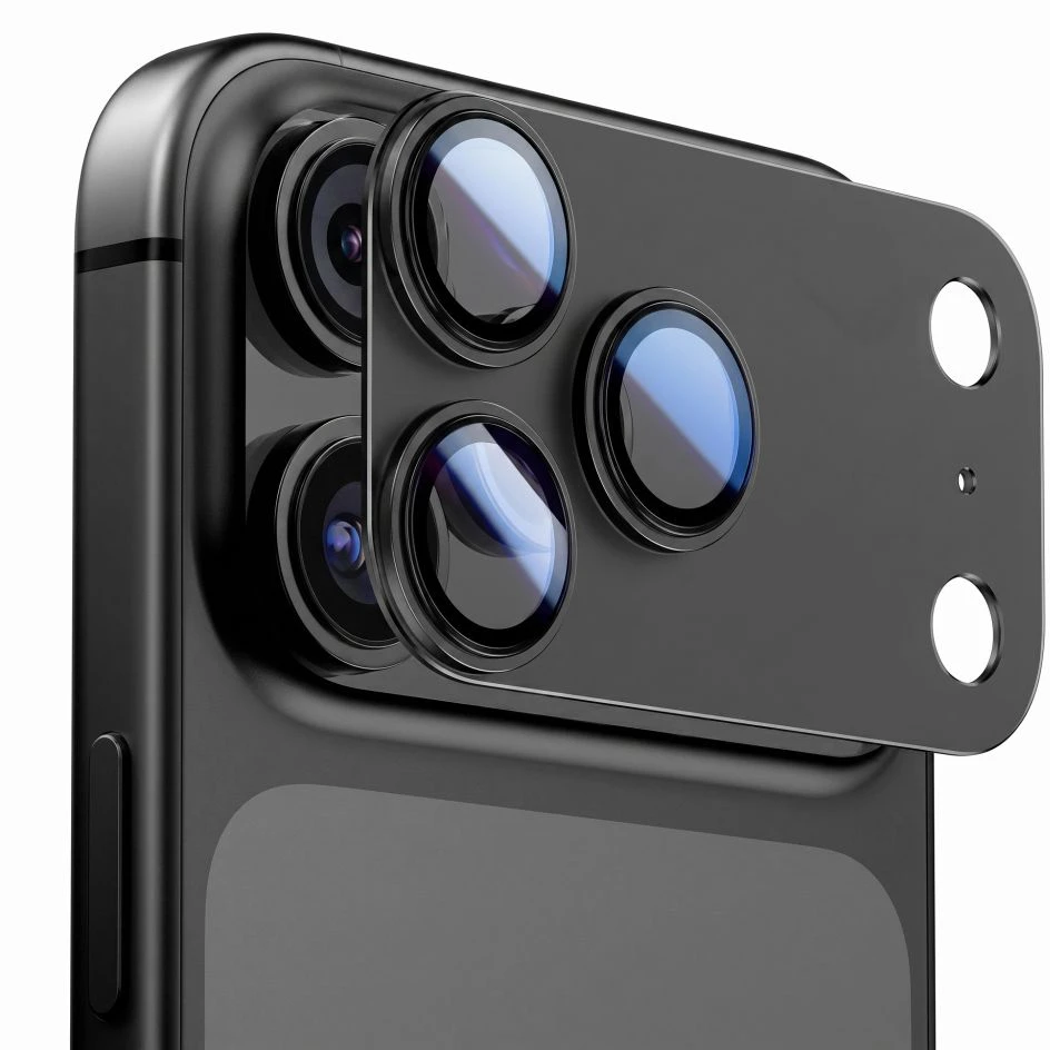 Tech-Protect Camfull Fit+ Camera Cover for iPhone 18 Pro - Juodas
