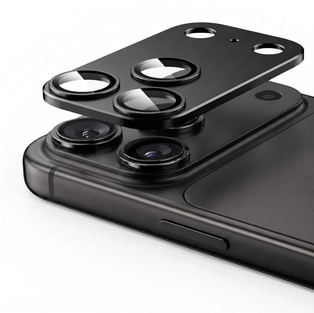 Tech-Protect Camfull Fit+ Camera Cover for iPhone 18 Pro - Juodas