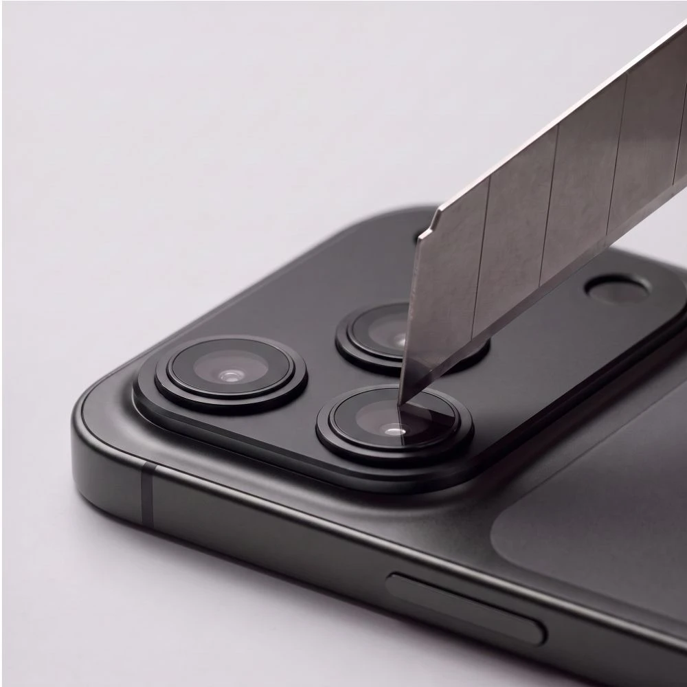 Tech-Protect Camfull Fit+ Camera Cover for iPhone 18 Pro Max - Juodas