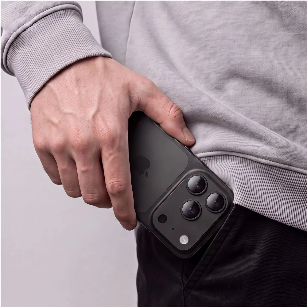 Tech-Protect Camfull Fit+ Camera Cover for iPhone 18 Pro Max - Juodas