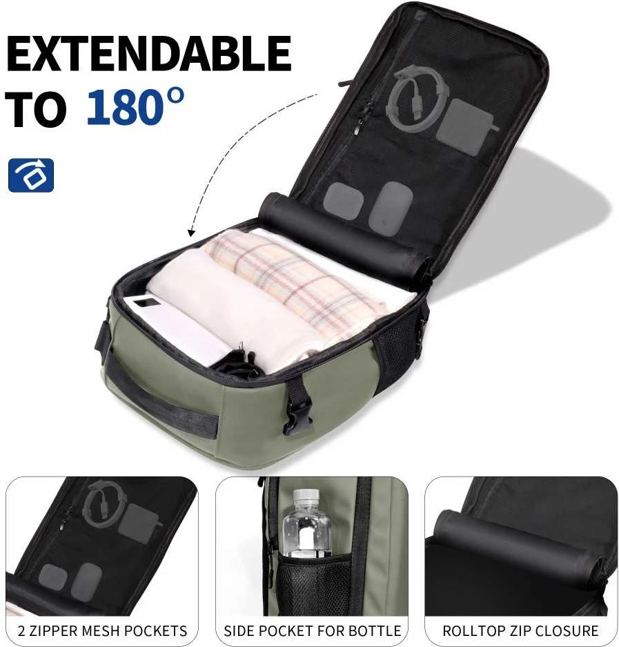 Tech-Protect Defender S50 Backpack for Ryanair & Wizzar, 20L Nešiojamas kompiuteris - Olive