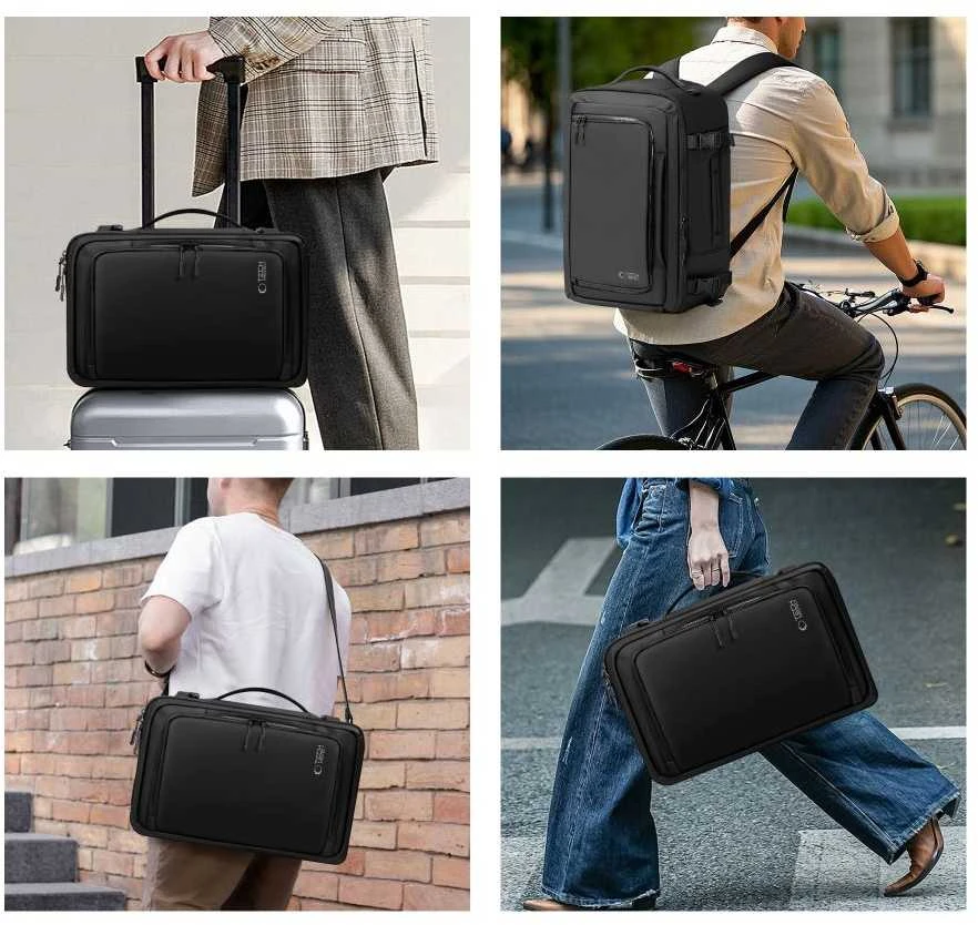 Tech-Protect Defender S50 Backpack for Ryanair & Wizzar, 20L Nešiojamas kompiuteris - Juodas