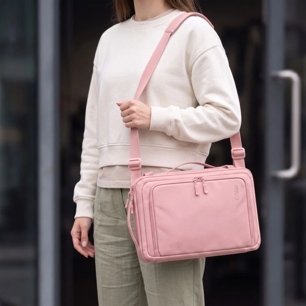 Tech-Protect Defender S50 Backpack for Ryanair & Wizzar, 20L Nešiojamas kompiuteris - Rožinė