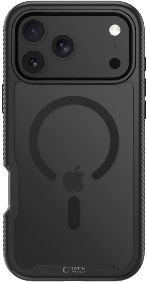 Dėklas Tech-Protect Defense MagSafe Case for iPhone 17 Pro Max / 18 Pro Max - matinė juoda