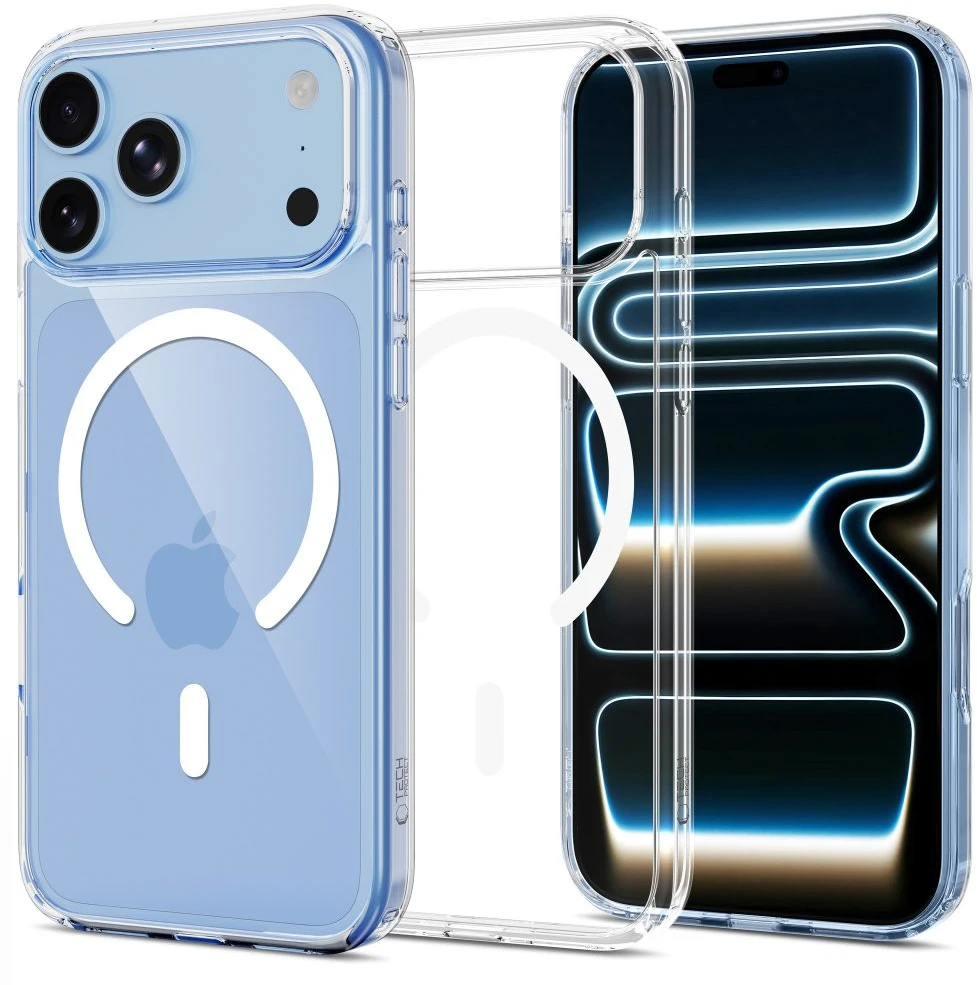 Dėklas Tech-Protect FlexAir Hybrid MagSafe Case for iPhone 17 Pro / 18 Pro - Clear