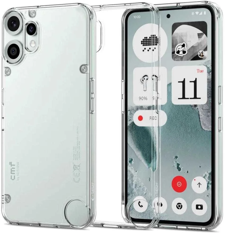 Dėklas Tech-Protect Flexair Hybrid Nothing CMF Phone 2 Pro skaidrus