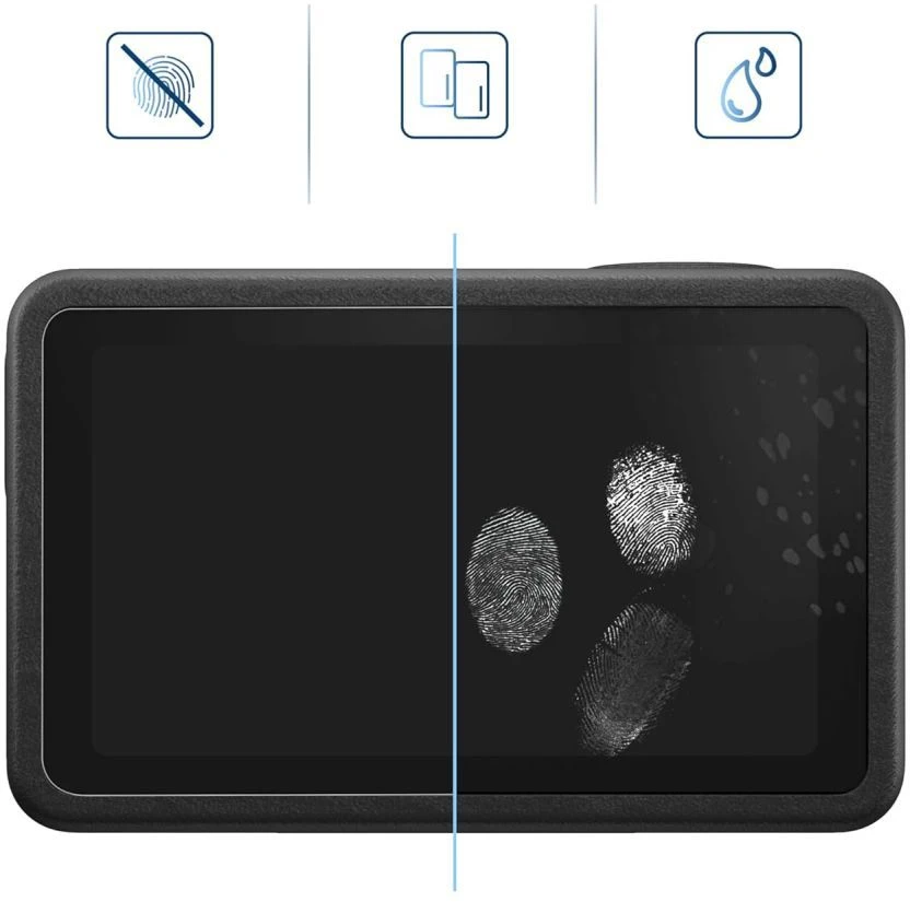 GRŪDINTAS STIKLAS TECH-PROTECT GLASS FIT+ 2-SET DJI OSMO ACTION 6 CLEAR